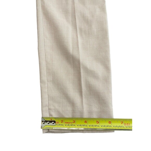 ZARA Light Pink Cream Dress Pants Tapered Leg Career Work Pant Womens Size 4 - Picture 6 of 7